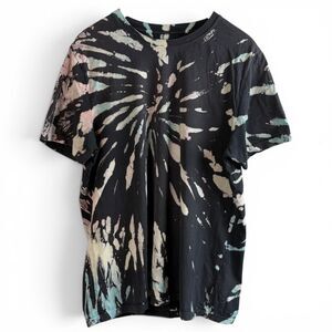 OVADIA New York Men’s Black XL Mouse Eden Shirt Reverse Tie-Dye Season 2020 RARE